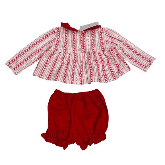 NWT James & Lottie 12M Peppermint Sally Bloomer Set - Picture 2 of 5